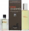 Hermes Terre D'Hermes Geschenken 30ml EDT Refillable + 125ml EDT Refill